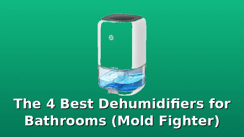 The 4 Best Dehumidifiers for Bathrooms (Mold Fighter) - DehumidifierPicks review with measurements and honest opinion