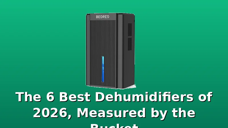 The 6 Best Dehumidifiers of 2026, Measured by the Bucket - DehumidifierPicks review with measurements and honest opinion