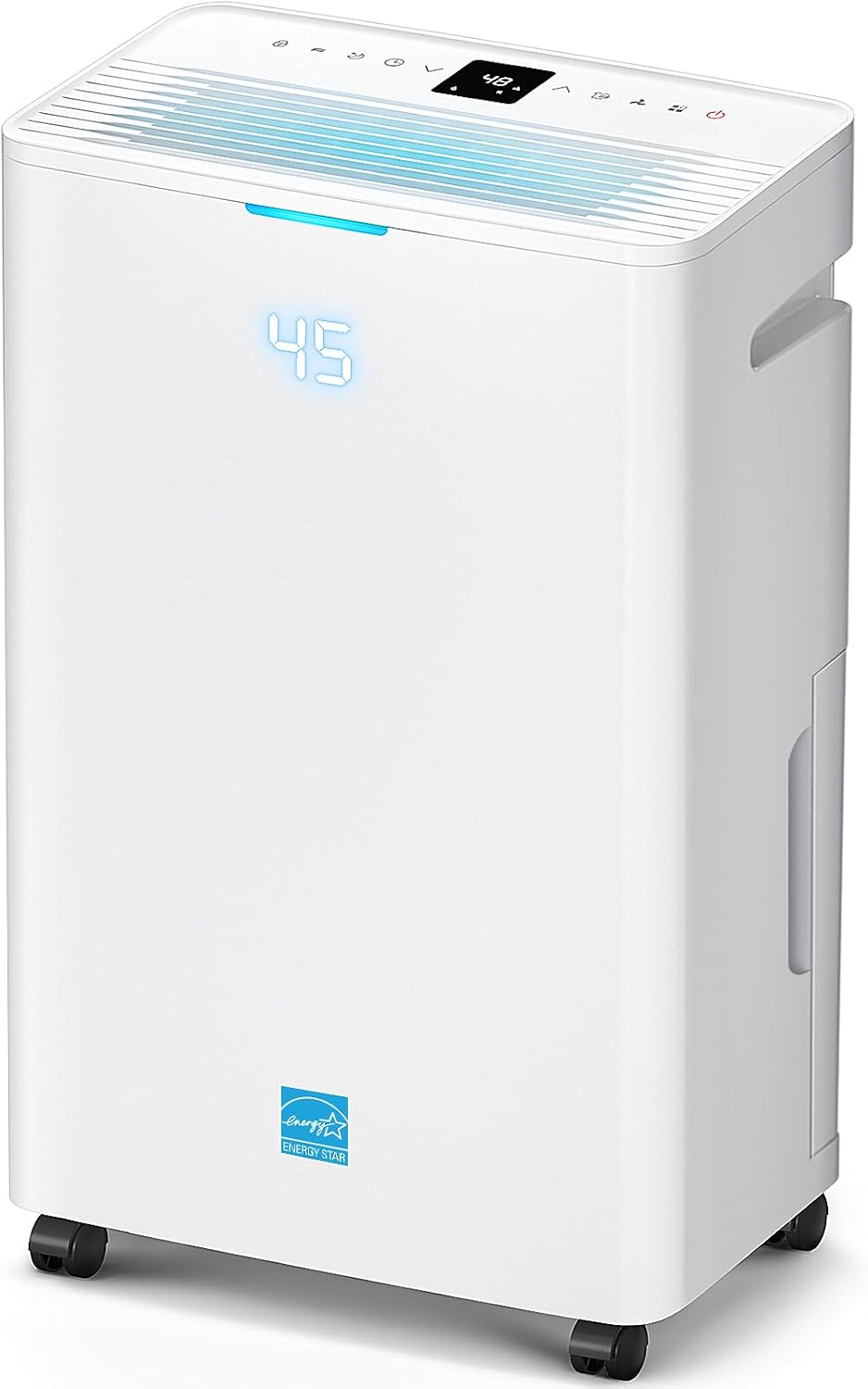 Dehumidifier, 4500 Sq.Ft Dehumidifier for Basement, with Drain Hose, Humidity Control and Auto Shut-off, Quiet Smart Compressor for Home, Bathroom, Garage and Large Rooms